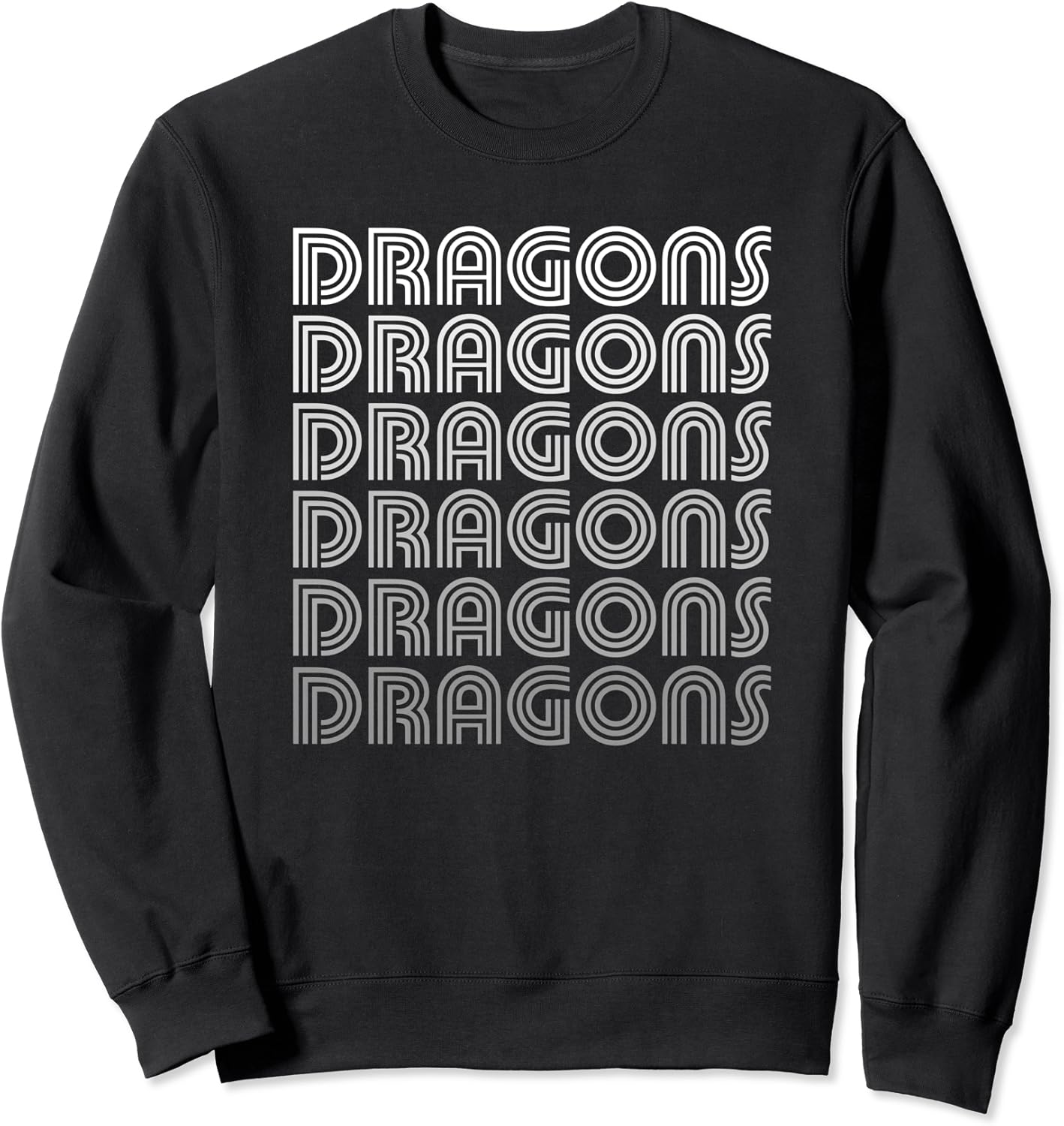 Vintage Dragons Sweatshirt Clothing, Shoes & Jewelry